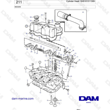 Volvo Penta MD2020B -...