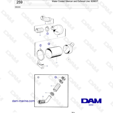 Volvo Penta MD2020B -...