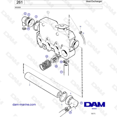 Volvo Penta MD2020B - Heat...