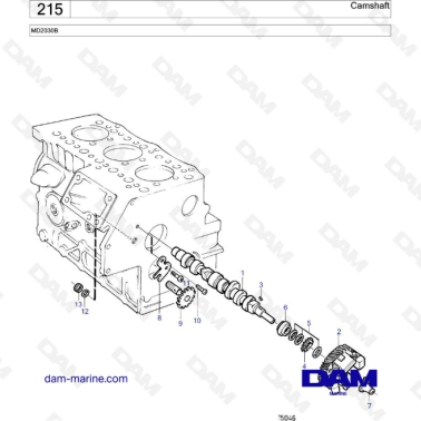 Volvo Penta MD2030B - Árbol...