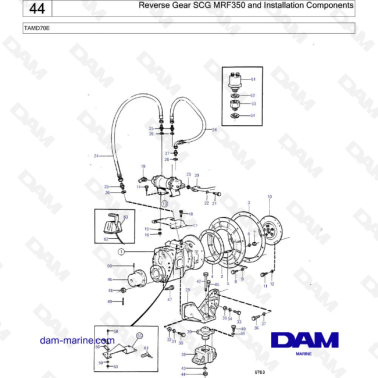 Volvo Penta TAMD70E - Caja...