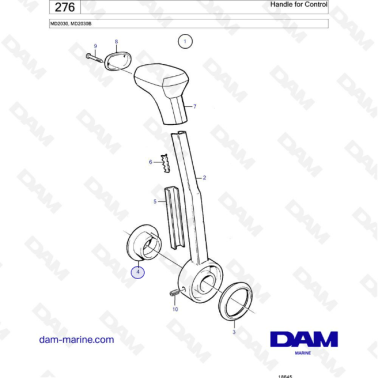 Volvo Penta MD2030B / MD2030 - Handle for Control