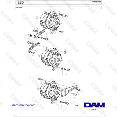 Volvo Penta MD2040B -...