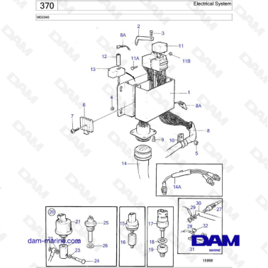 Volvo Penta MD2040 - Electrical System