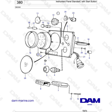Volvo Penta MD2040 - Panel...