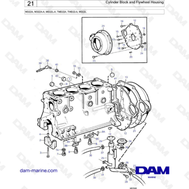 Volvo Penta MD22A / TMD22A...