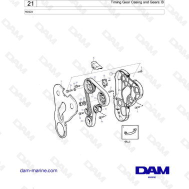Volvo Penta MD22A - Caja de...