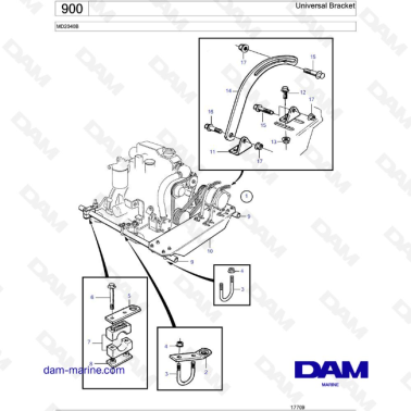 Volvo Penta MD2040B -...