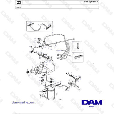 Volvo Penta TMD31D - Fuel System: A