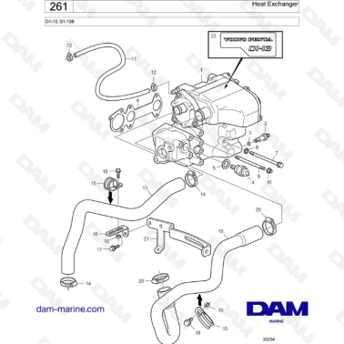  Volvo Penta D1-13 / D1-13B...