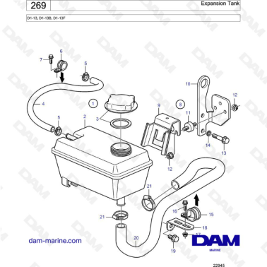 Volvo Penta D1-13 / D1-13B...