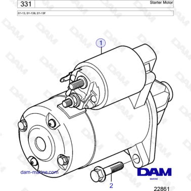 Volvo Penta D1-13 / D1-13B...