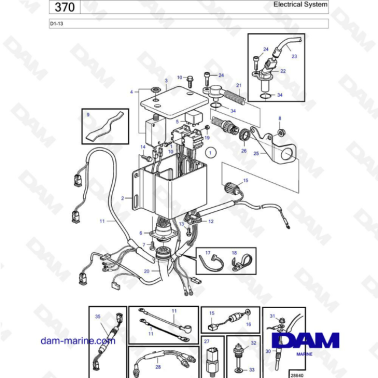 Volvo Penta D1-13 - Electrical system