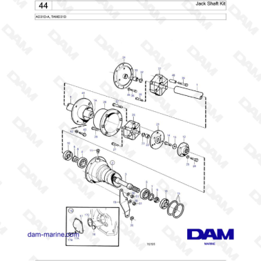 Volvo Penta AD31D-A / TAMD31D - Jack Shaft Kit