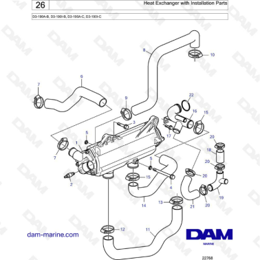 Volvo Penta D3-190A-B,...
