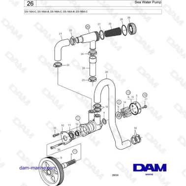 Volvo Penta D3-130A-C,...