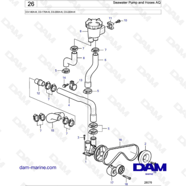 Volvo Penta D3-140A-H /...
