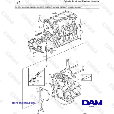 Volvo Penta D4-180I-F,...