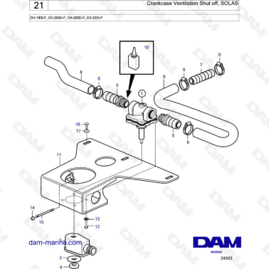 Volvo Penta D4-180I-F,...