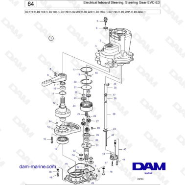 Volvo Penta D3-110I-H / D3-140I-H / D3-150I-H / D3-170I-H / D3-200I-H / D3-220I-H / D3-140A-H / D3-170A-H - Electrical Inboard