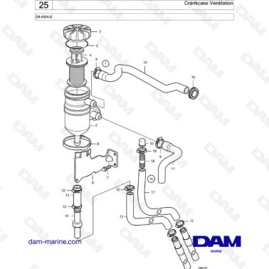 Volvo Penta D6-400A-E -...
