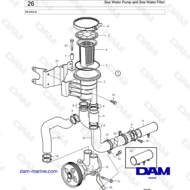 Volvo Penta D6-400A-E -...