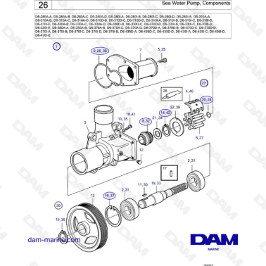 Volvo Penta D6-280 / D6-310...