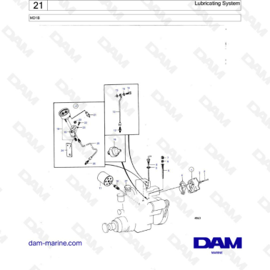 Volvo Penta MD1B - Sistema...