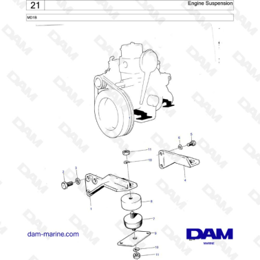 Volvo Penta MD1B -...