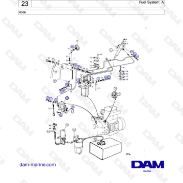 Volvo Penta MD2B - Sistema...