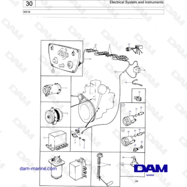 Volvo Penta MD1B - Sistema...