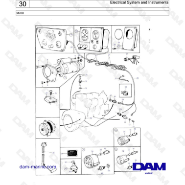 Volvo Penta MD3B - Electrical System & Instruments