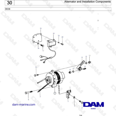 Volvo Penta MD3B -...