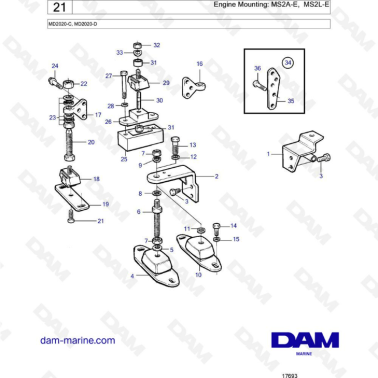 Volvo Penta MD2020-C /...