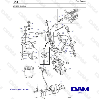 Volvo Penta MD2020-C /...