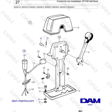 Volvo Penta MD2010-C-D / MD2020-C-D / MD2030-C-D / MD2040-C-D -