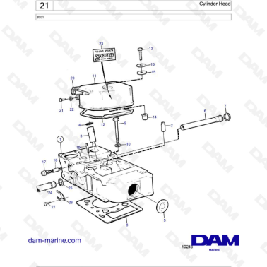 Volvo Penta 2001 - Cylinder Head