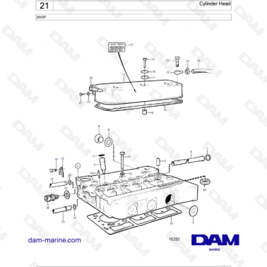 Volvo Penta 2003T - Cylinder Head