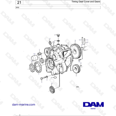 Volvo Penta 2002 - Tapa de...