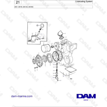 Volvo Penta 2001 - Lubricating System