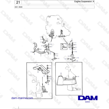 Volvo Penta 2001 - Engine Suspension: A