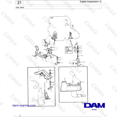 Volvo Penta 2002 - Engine Suspension: A