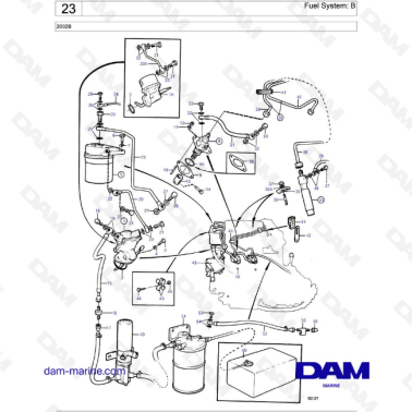 Volvo Penta 2002 - Fuel System: A