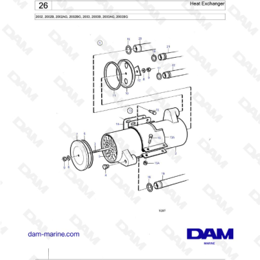Volvo Penta 2002 / 2003  - Heat Exchanger