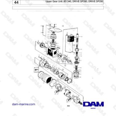 Volvo Penta 280DP / 290DP - Haut d'embase