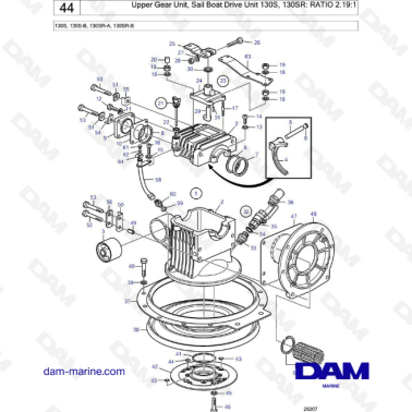 Volvo Penta 130S - Haut d'embase