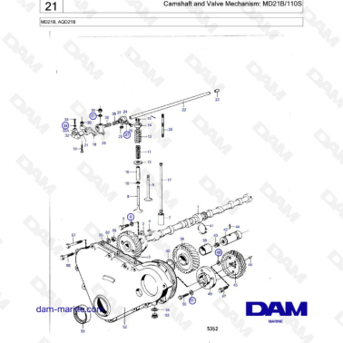 Volvo Penta MD21B / AQD21B...