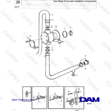 Volvo Penta AD41B - Bomba...