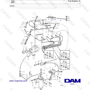Volvo Penta AQD40A -...