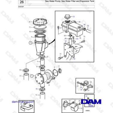 Volvo Penta KAD32P - Bomba...